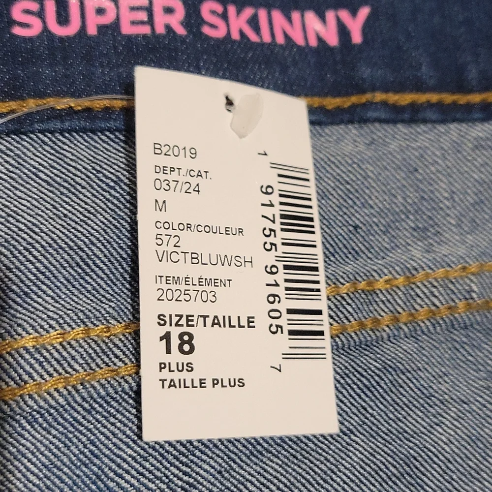 The Children's Place, Girls Plus Size Skinny Jeans, Size 18, NWT